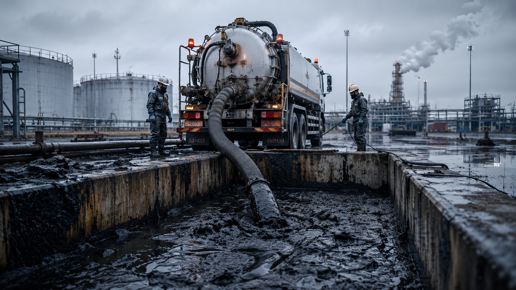 Утилизация шлама нефтепродуктов