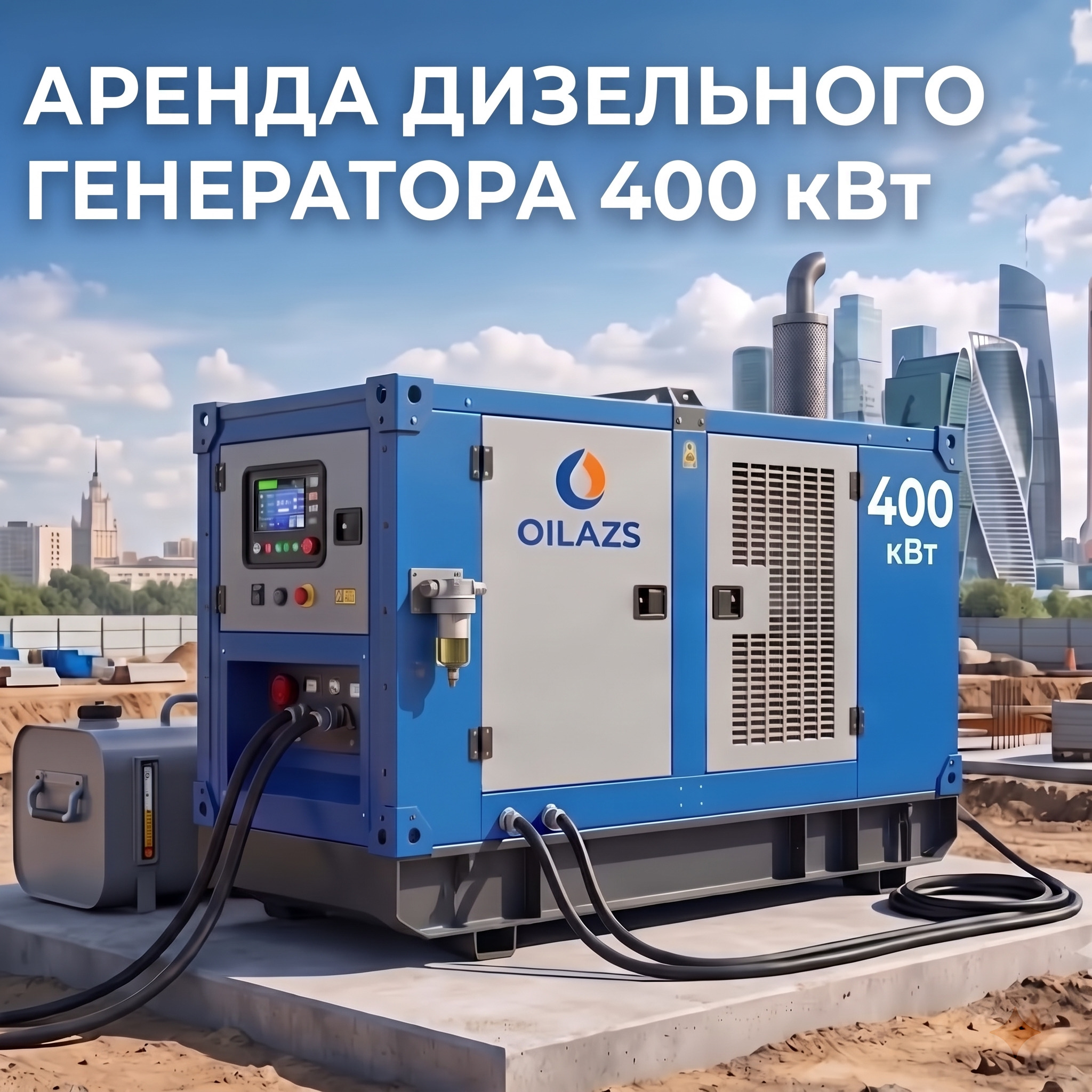 Аренда дизельного генератора 400 кВт