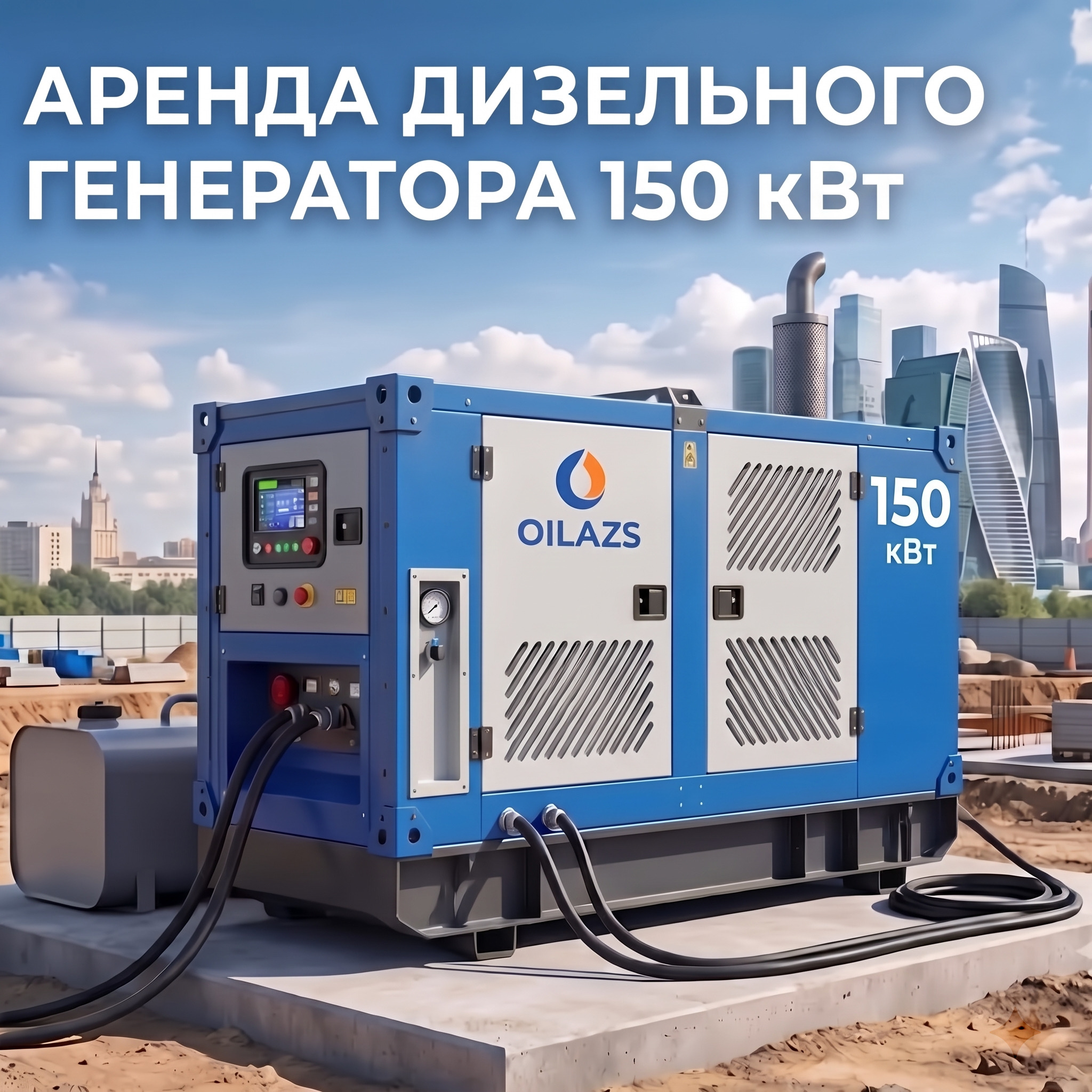 Аренда дизельного генератора 150 кВт