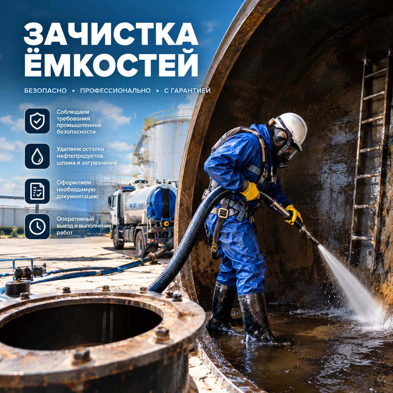Зачистка ёмкостей